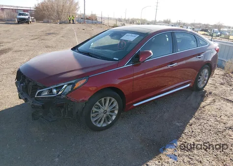 2015 Hyundai Sonata Limited z USA, uszkodzony, nr VIN 5NPE34AF6FH029361